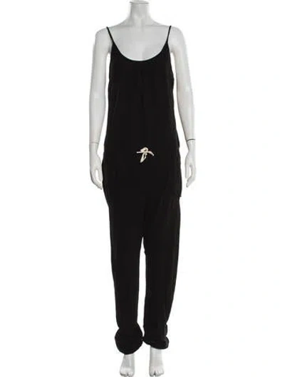 Pre-owned 9seed Scoop Neck Jumpsuit W/ Tags In Black