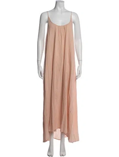 Pre-owned 9seed Scoop Neck Long Dress In Neutrals