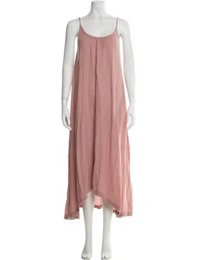 Pre-owned 9seed Scoop Neck Long Dress In Pink
