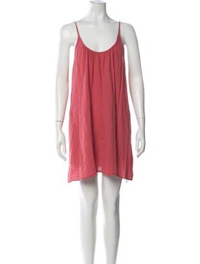 Pre-owned 9seed Scoop Neck Mini Dress In Pink
