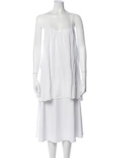 Pre-owned 9seed Scoop Neck Sleeveless Top W/ Tags In White