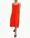 9seed Seychelles Cross-back Midi Dress In Dahlia In Multi