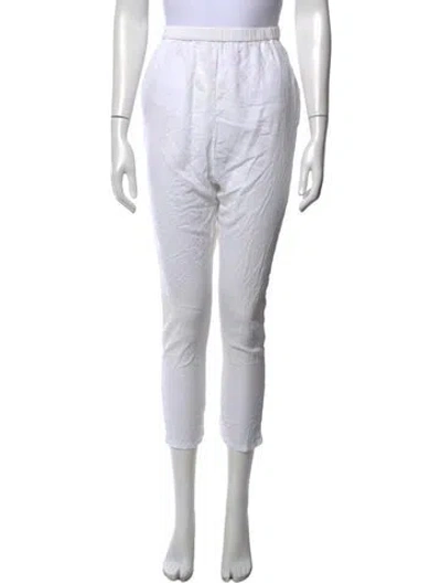 Pre-owned 9seed Straight Leg Pants In White