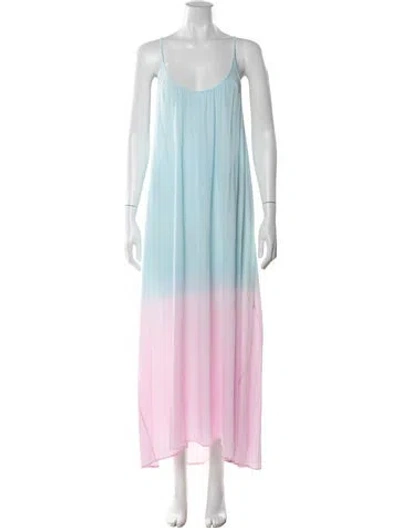 Pre-owned 9seed Tie-dye Print Long Dress In Multi