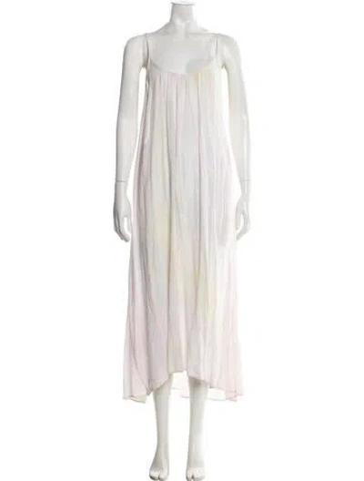 Pre-owned 9seed Tie-dye Print Long Dress In Pink
