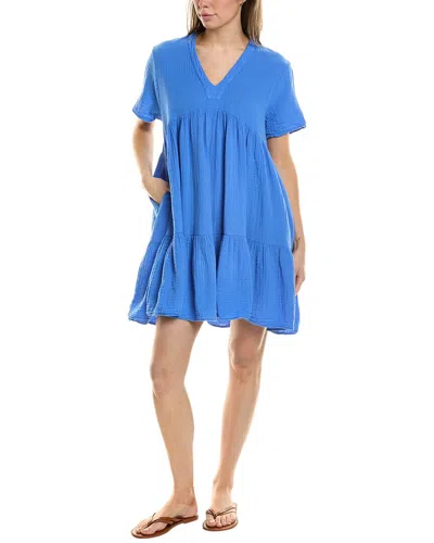 9seed Tiered Dress In Blue