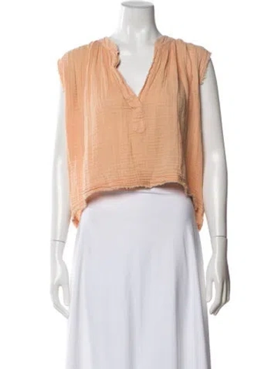 Pre-owned 9seed V-neck Sleeveless Top In Pink