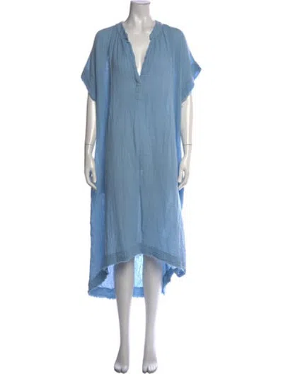Pre-owned 9seed V-neck Sweater In Blue