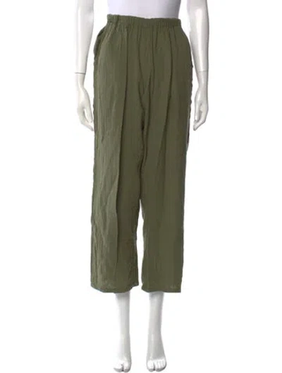 Pre-owned 9seed Wide Leg Pants In Green