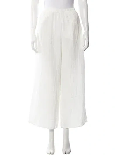 Pre-owned 9seed Wide Leg Pants In White