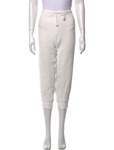 Pre-owned 9seed Wide Leg Pants In White