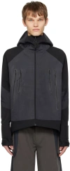 _j.l - A.l_ Black Armour Jacket In Black