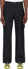_j.l - A.l_ Black Periph Cargo Pants In Black