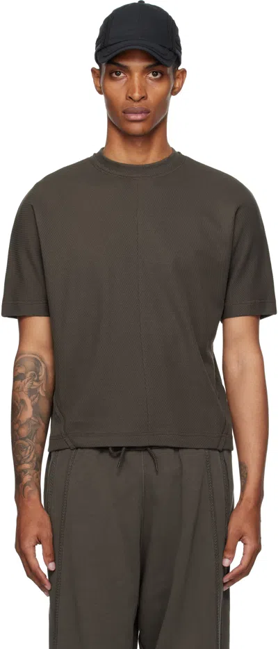 _j.l - A.l_ Brown Shale Shortsleeve T-shirt