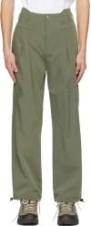 _j.l - A.l_ Green Dart Trousers In Green