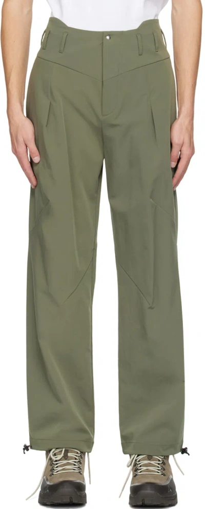 _j.l - A.l_ Green Dart Trousers