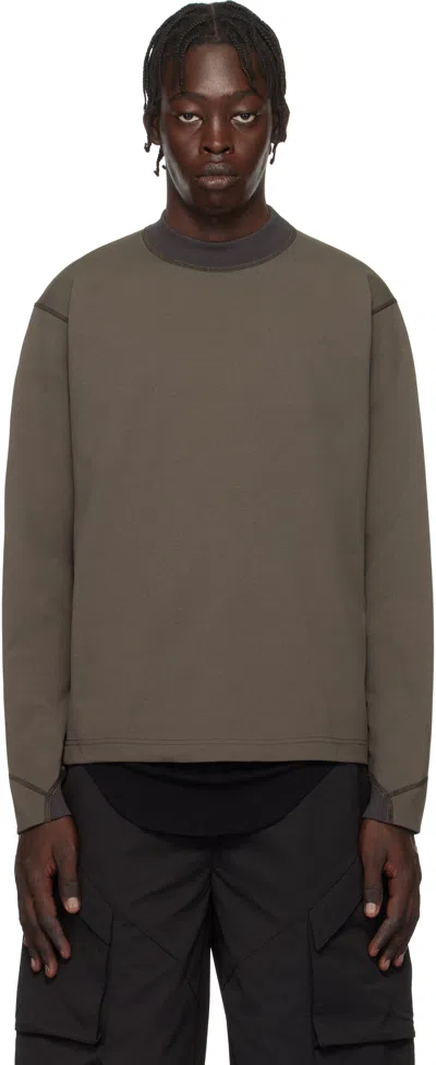_j.l - A.l_ Taupe Goldwin Edition Crewneck T-shirt In Olive Black