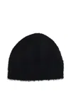 _j.l-a.l_ Frayed Beanie Hat In Black