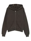_j.l-a.l_ Lave Zip Hooded Hoodie In Brown