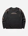 _j.l-a.l_ Men S Mediter Knitted Longsleeve Top Shungite In Gray
