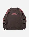 _j.l-a.l_ Men S Mediter Knitted Longsleeve Top Soil In Brown