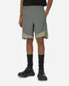 _J.L-A.L_ NYLON SHORTS GREY / GREEN