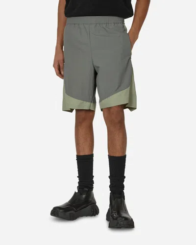 _j.l-a.l_ Nylon Shorts Grey / Green In Multicolor