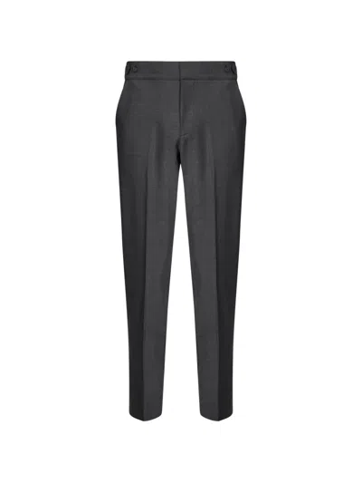 _j.l-a.l_ Barbette Pressed-crease Trousers In Grey