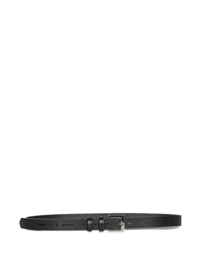 _j.l-a.l_ Buckle-fastening Leather Belt In Black