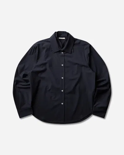 _j.l-a.l_ Men S Triple Collar Shirt Onyx In Black