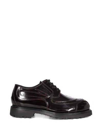 _j.l-a.l_ Polished Lace-up Derby Shoes In Multi