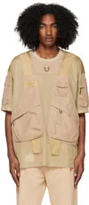 A. A. Spectrum Beige Tactique T-shirt In Safari Sand