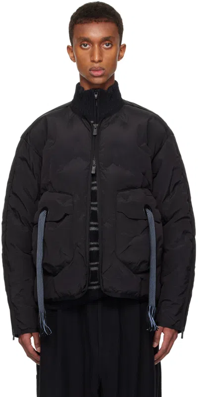 A. A. Spectrum Black Cyberen Ii Down Jacket In Black Cloud