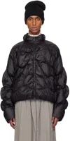 A. A. Spectrum Black Pileus Down Jacket In Black Cloud