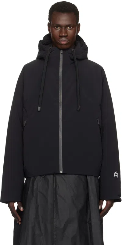 A. A. Spectrum Black Villars Padded Jacket In Black Cloud