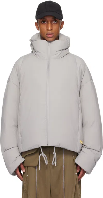 A. A. Spectrum Gray Malvern Down Jacket In Grey