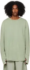 A. A. Spectrum Green Beladona Sweatshirt In Green Dust