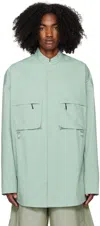 A. A. Spectrum Green Flight Overshirt Shirt In Green Dust