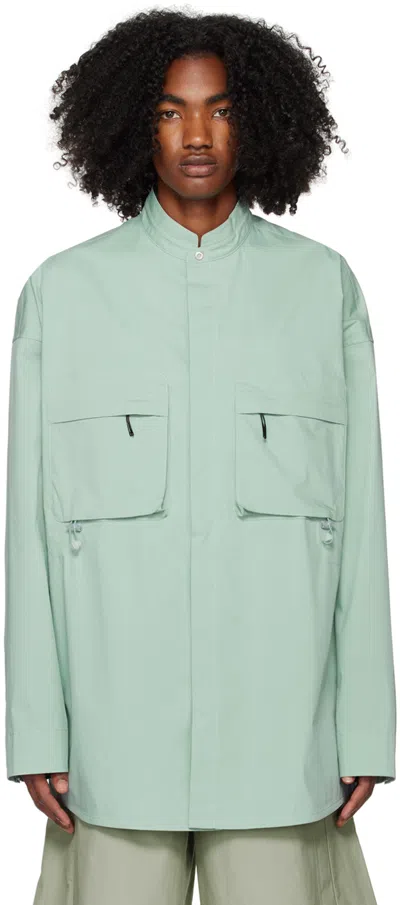 A. A. Spectrum Green Flight Overshirt Shirt In Green Dust