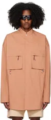 A. A. Spectrum Tan Flight Overshirt Shirt In Baked Brown