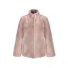 A&a Vesa Women's Shearling Coat - Pink In Pink