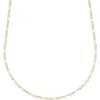 A & M A&m 14k Gold Thin Figaro Chain In Yellow Gold