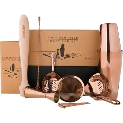 A Bar Above 14-piece Craft Bar Set, Antique Copper