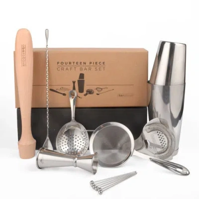 A Bar Above 14-piece Craft Bar Set, Stainless Steel