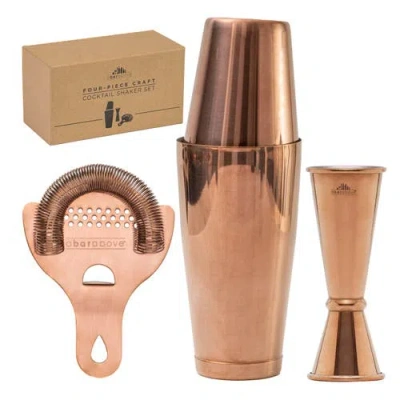 A Bar Above 4-piece Craft Bar Set, Antique Copper