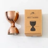 A Bar Above Antique Copper Bell Cocktail Jigger In Antique Copper