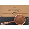 A Bar Above Antique Copper Fine Mesh Strainer In Antique Copper