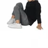 A Basic Brand Kid's Pants In Dark Grey In Gray