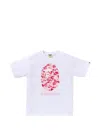 A Bathing Ape Abc Sakura Camo T-shirt 'white'