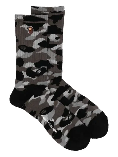 A Bathing Ape 1st Camo Ape Head Socks